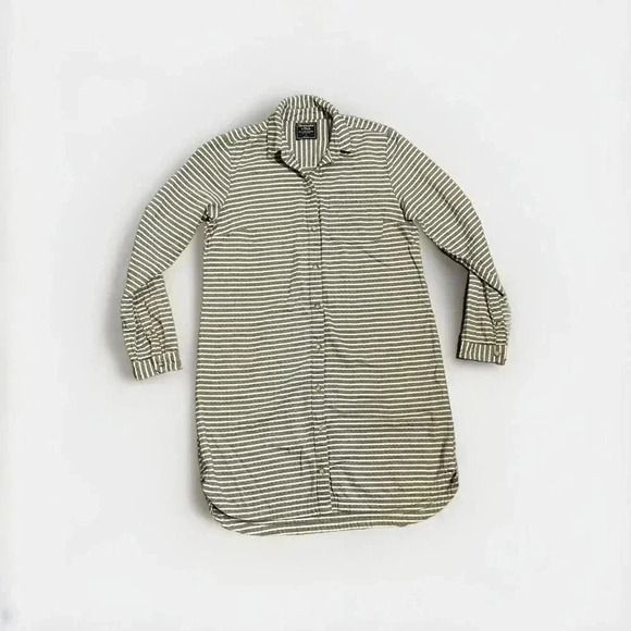 Abercrombie And Fitch Women’s Collared Striped‎ Mini Dress Small - Picture 1 of 5